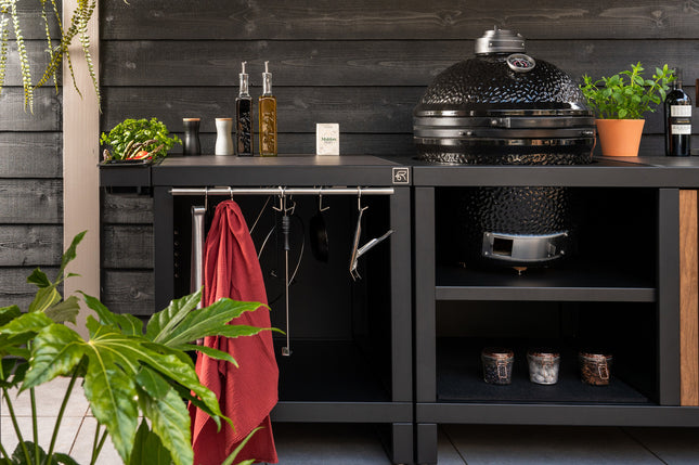 Roostr Buitenkeukens Roostr Buitenkeukens Rubix Haken-set binnenkant RVS