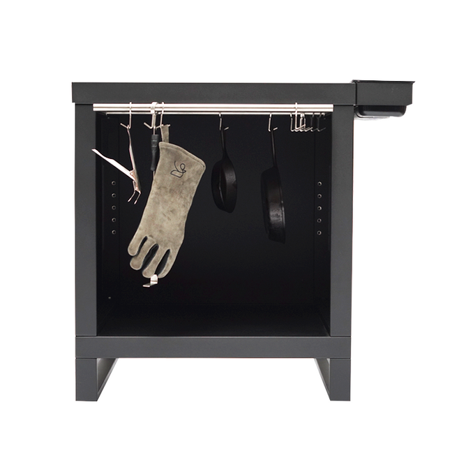 Roostr Buitenkeukens Roostr Buitenkeukens Rubix Haken-set voorkant RVS