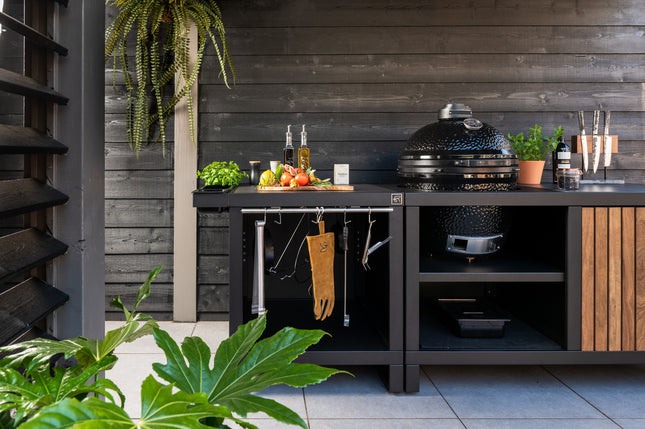 Roostr Buitenkeukens Roostr Buitenkeukens Rubix Haken-set voorkant RVS