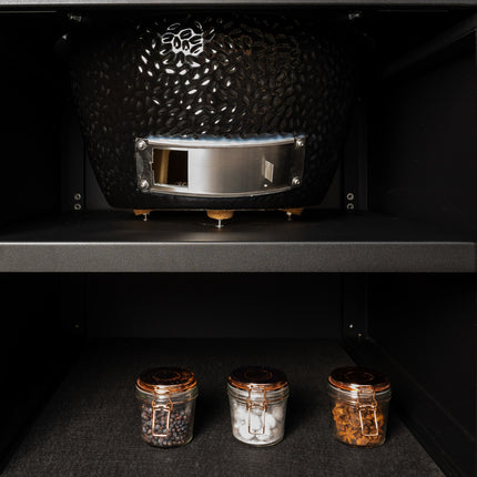 Roostr Buitenkeukens Roostr Buitenkeukens Rubix Inlay Kamado 59 + plank