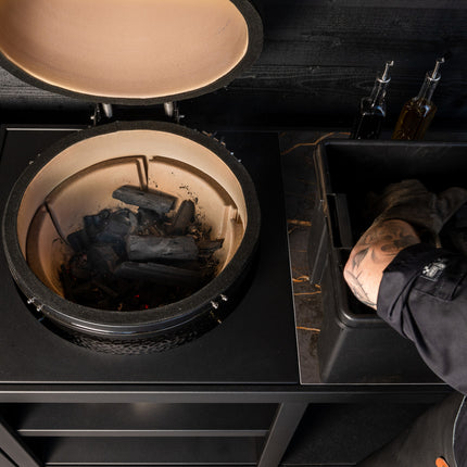 Roostr Buitenkeukens Roostr Buitenkeukens Rubix Inlay Kamado 59 + plank