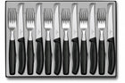 Victorinox Victorinox Classic 12-delig tafelset zwart heft