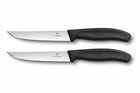 Victorinox Victorinox Gourmet steakmes set 2 stuks Classic met gladde s