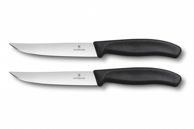 Victorinox Victorinox Gourmet steakmes set 2 stuks Classic met gladde s