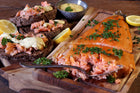 Vis Vis Noorse Zalm (zijde) met huid