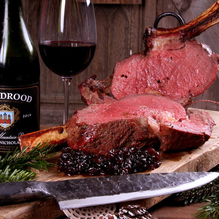 Waards rund Ribstuk of Rib Roast Dry-Aged