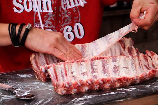 Waards varken Spare Ribs - Dik bevleesd (2 strengen)