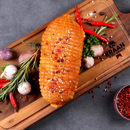 Waardse boerderijkip Waardse boerderijkip - Kip Rollade gekruid ca. 1.000 gram